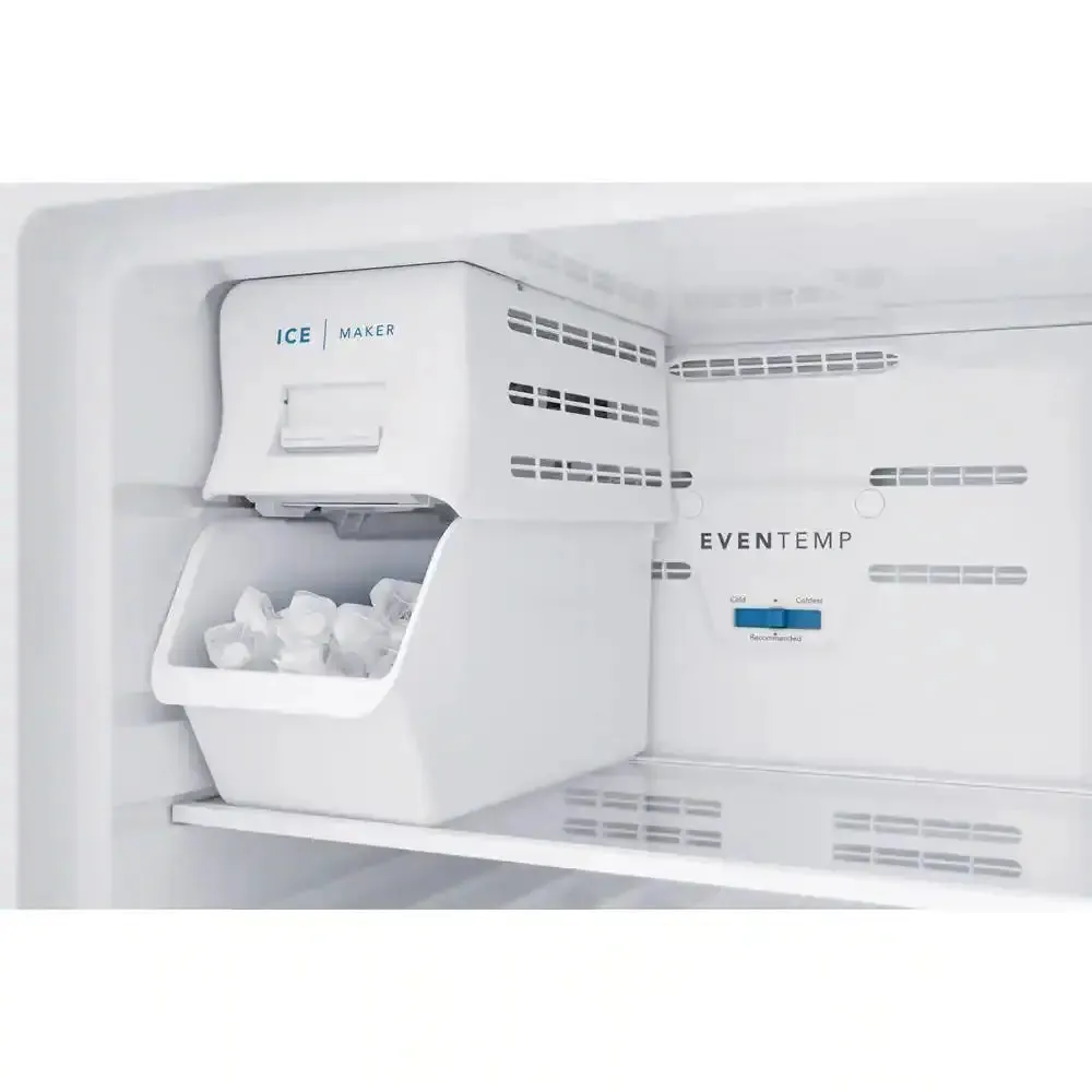 13.9 Cu. Ft. Top Freezer Refrigerator, Brushed Steel