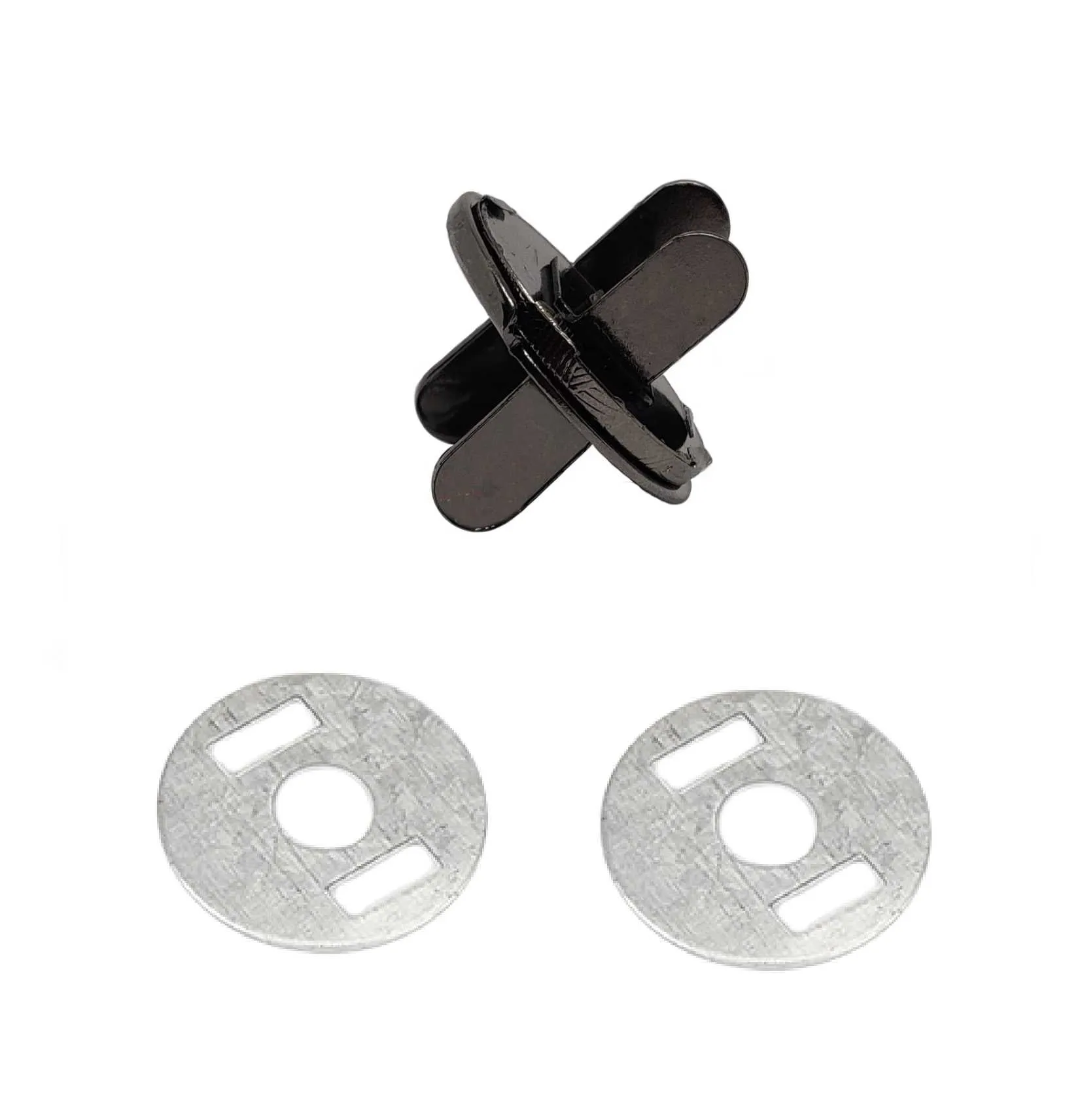 18x2mm Half Cover Magnetic Snaps (50-sets)