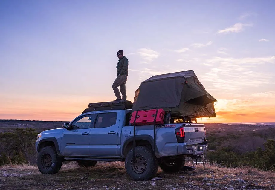 2005-2023 Toyota Tacoma Overland Bed Rack BY CALI RAISED LED