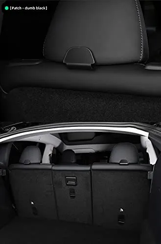2nd Row Rear Seat Headrest Trunk Storage Hooks for Tesla Model Y (Matte Black)