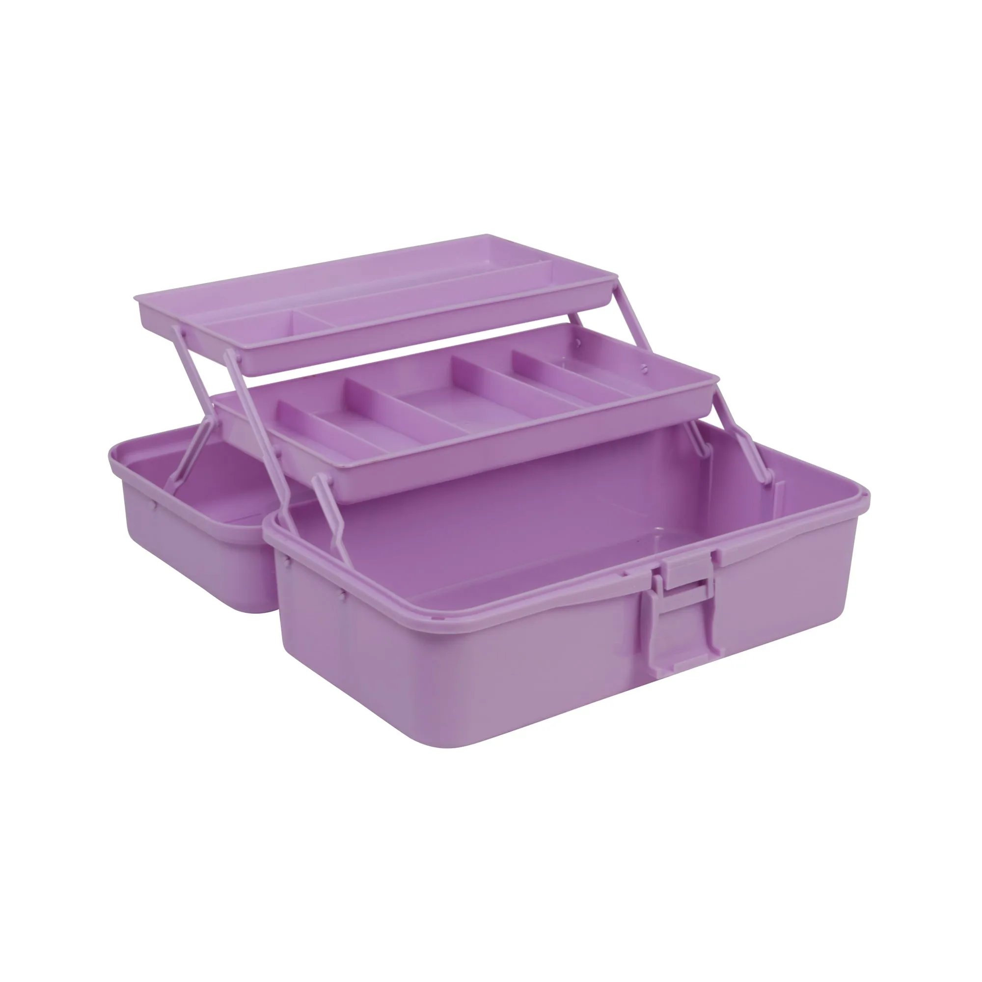 3-Layer Craft Storage Box, Purple