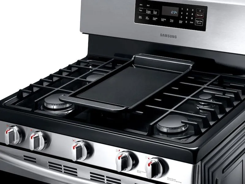 5.8 cu. ft. Gas Range in Stainless Steel