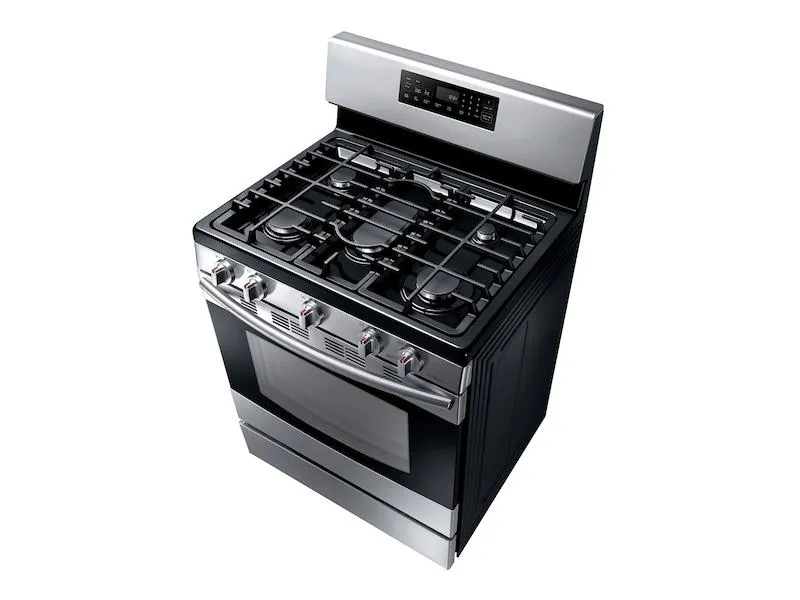 5.8 cu. ft. Gas Range in Stainless Steel