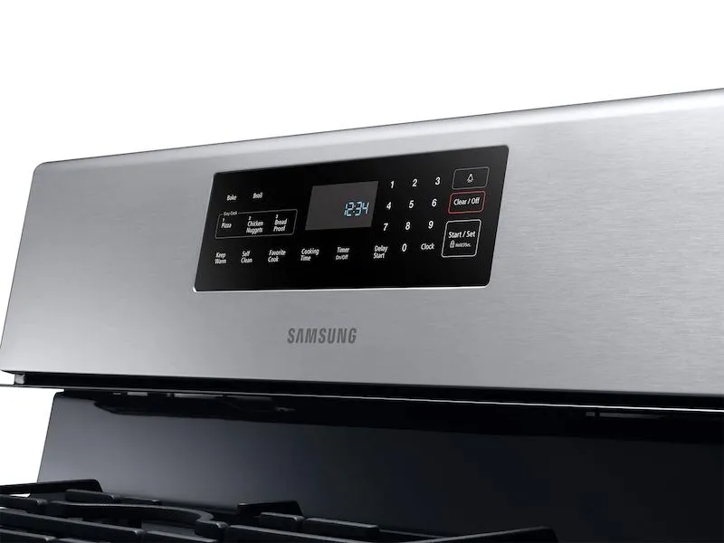 5.8 cu. ft. Gas Range in Stainless Steel