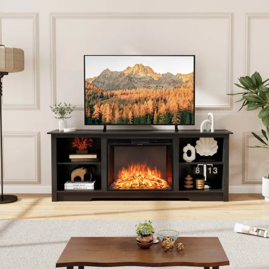 70-Inch TV Stand for up to 75" Flat Screen TVs with Adjustable-Black