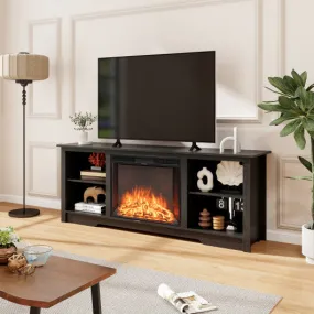 70-Inch TV Stand for up to 75" Flat Screen TVs with Adjustable-Black