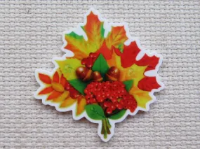 A bunch of Autumn Leaves Needle Minder, Cover Minder, Magnet