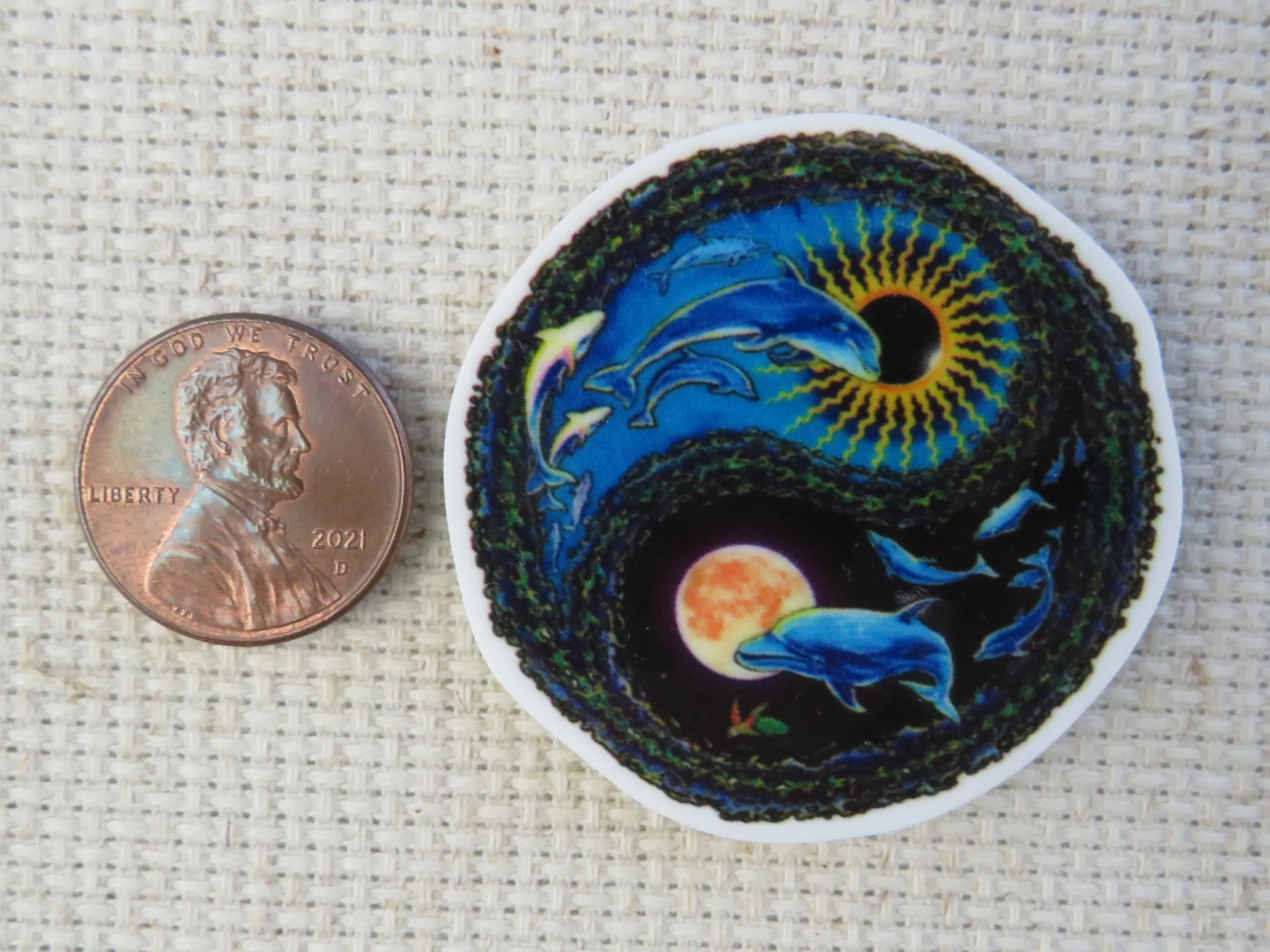A Circle of Dolphins Needle Minder, Cover Minder, Magnet LAST ONE!
