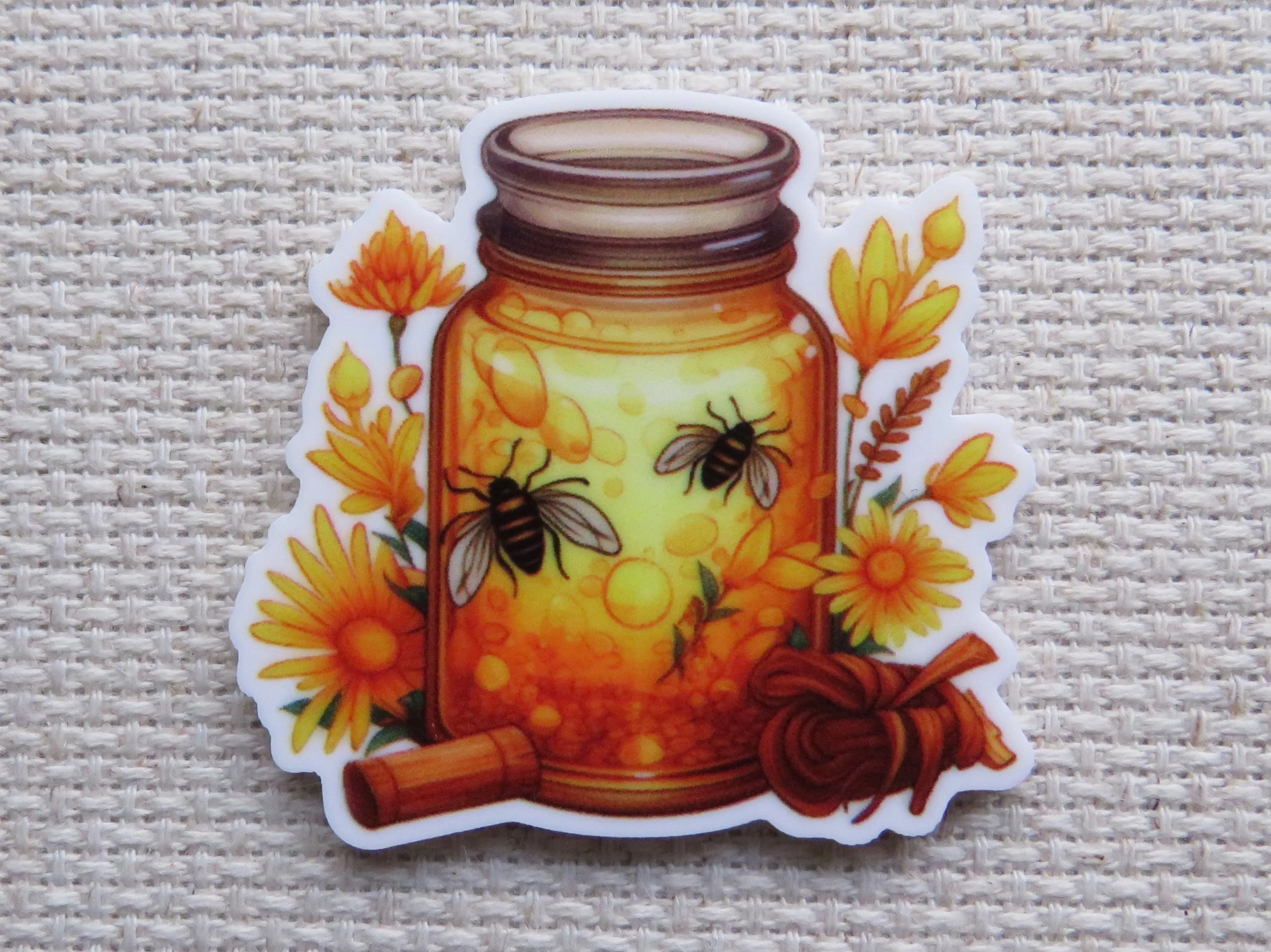 A Jar of Honey Needle Minder, Cover Minder, Magnet