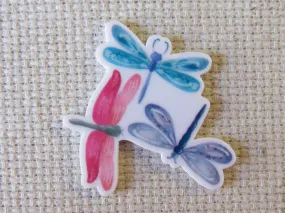 A Trio of Dragonflies Needle Minder, Cover Minder, Magnet
