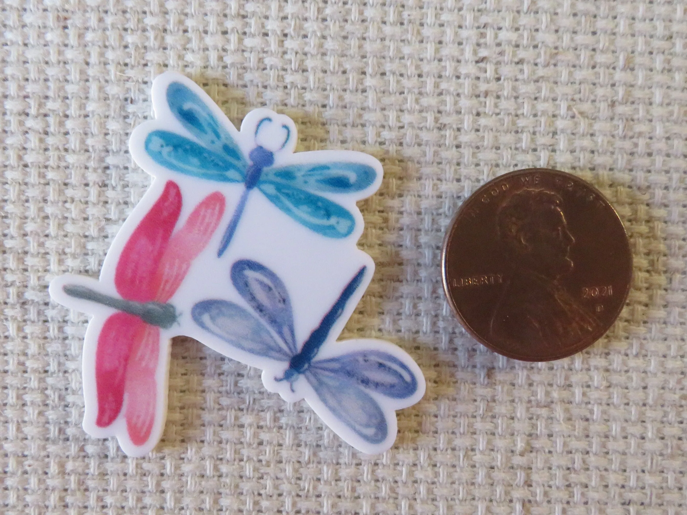 A Trio of Dragonflies Needle Minder, Cover Minder, Magnet