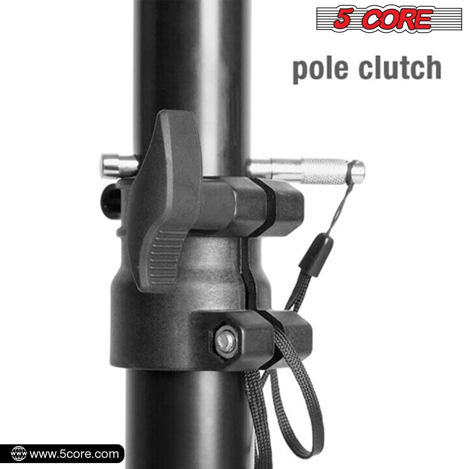 Adjustable PA Speaker Stands with Mounting Bracket SS ECO 1PK