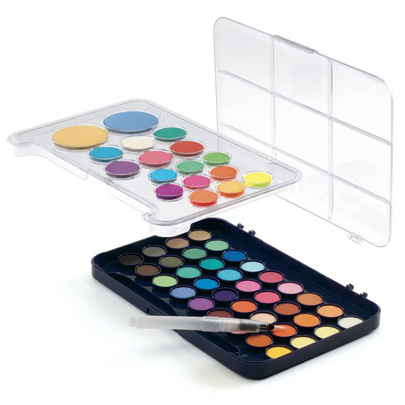 Artist's Paint Palette 53 Colours by Djeco Art and craft for kids 6yrs 
