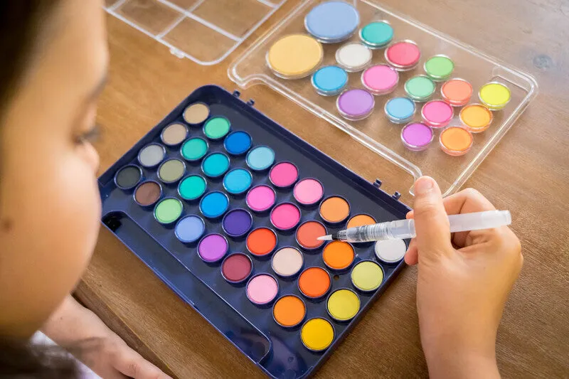 Artist's Paint Palette 53 Colours by Djeco Art and craft for kids 6yrs 