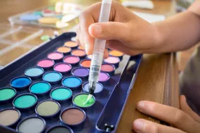 Artist's Paint Palette 53 Colours by Djeco Stationary Art and craft for kids 6yrs 
