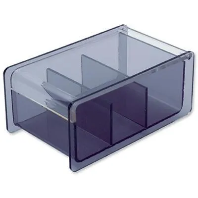 Avante Business Card Holder Box Smoke