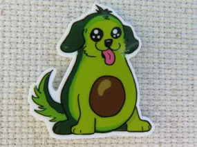 Avocado Dog Needle Minder, Cover Minder, Magnet