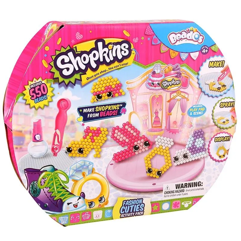 Beados Shopkins Activity PK Fashion Cuties