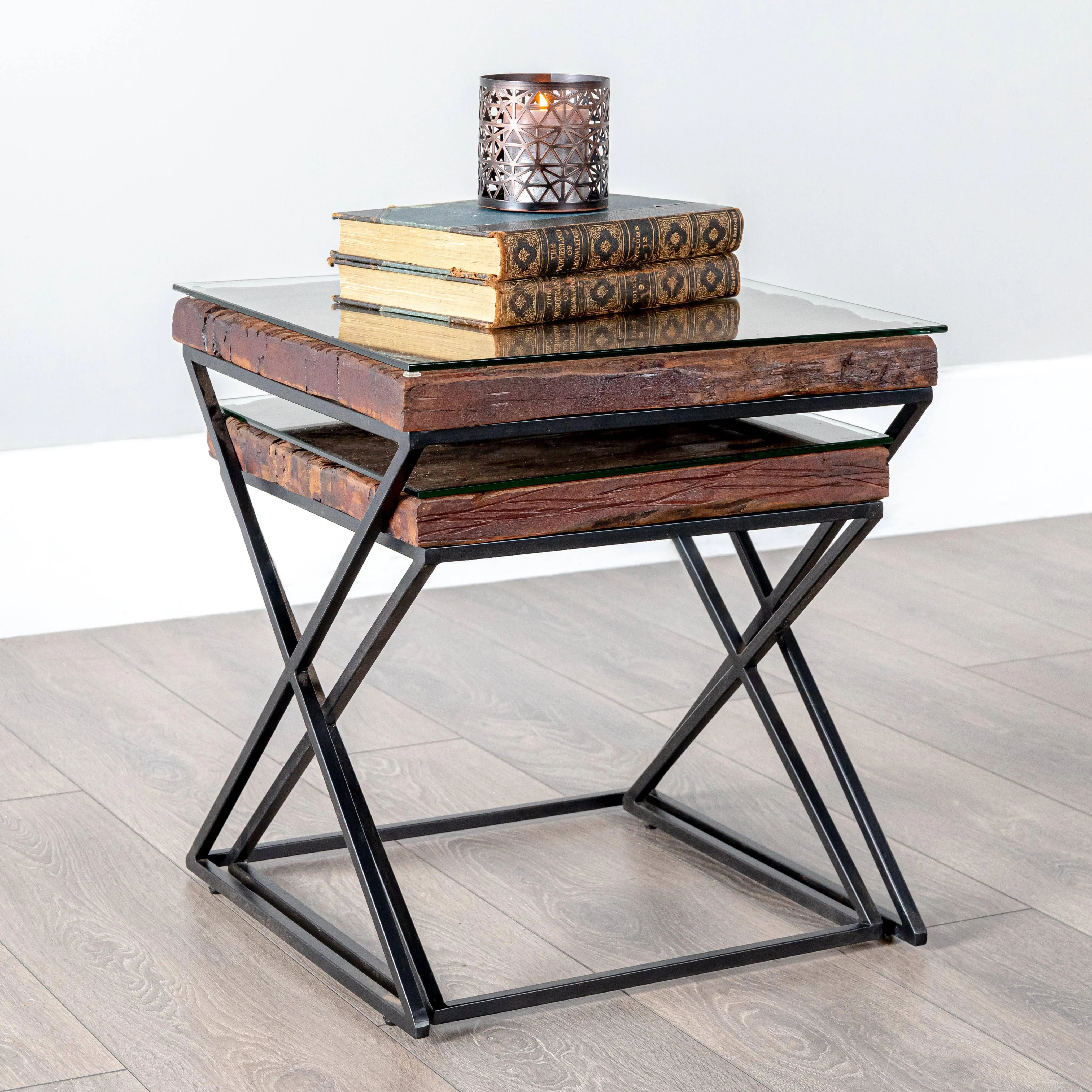Bella Wood Nest Of Tables