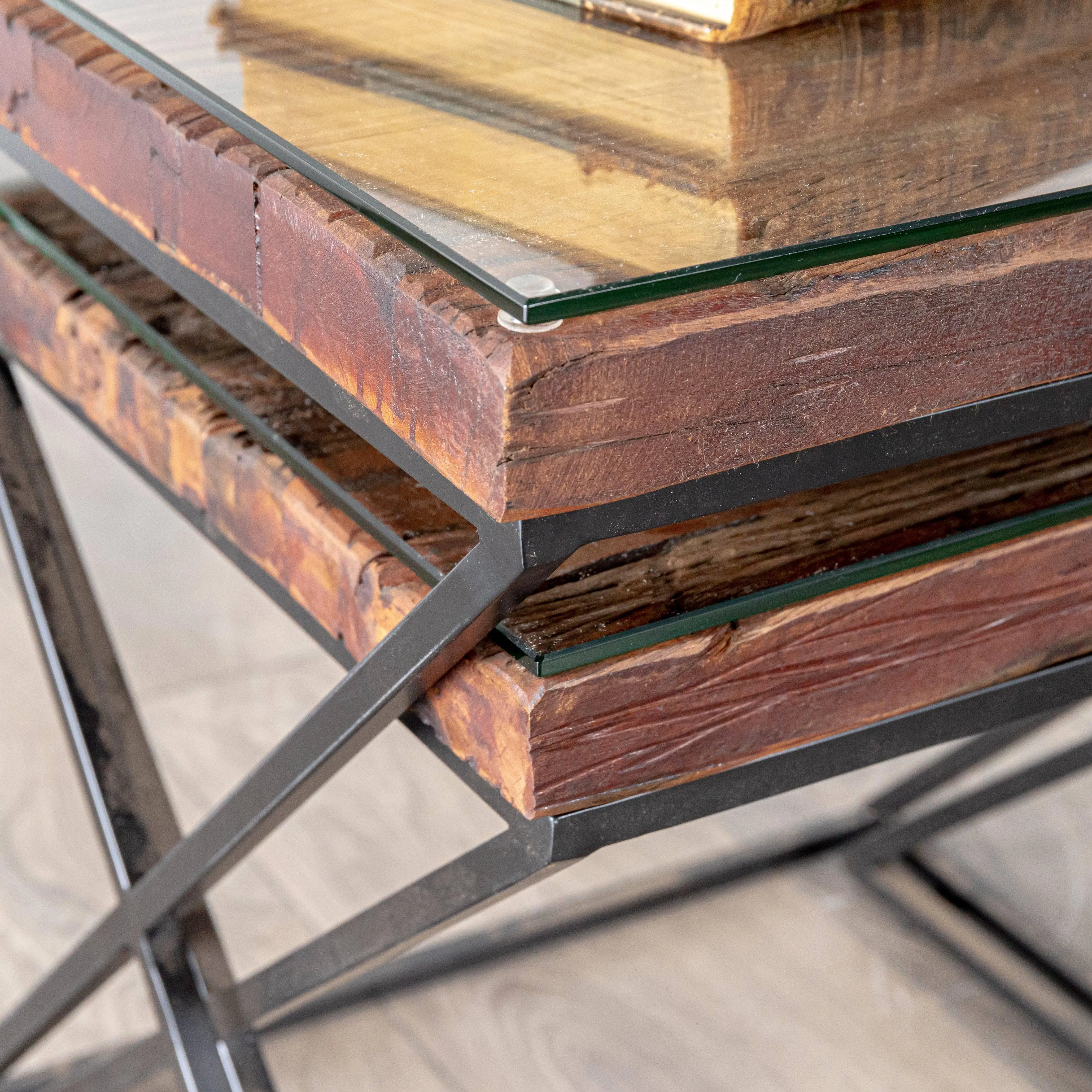Bella Wood Nest Of Tables