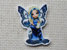 Blue Dragon Fairy Needle Minder, Cover Minder, Magnet