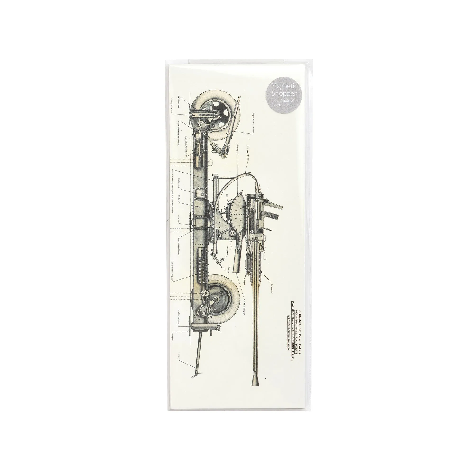 Bofors Gun Magnetic Shopper Pad