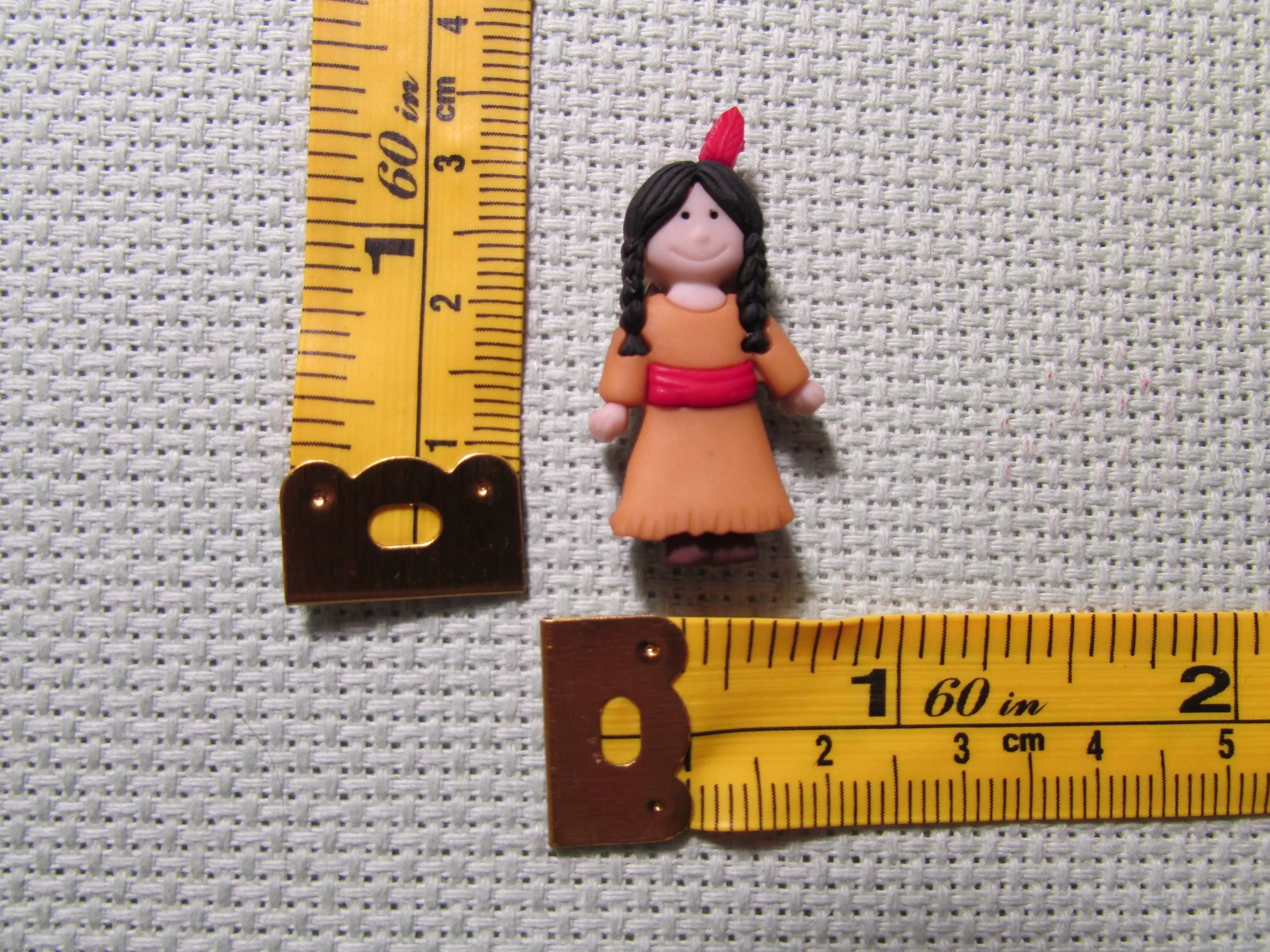Boy or Girl Native American Needle Minder, Cover Minder, Magnet