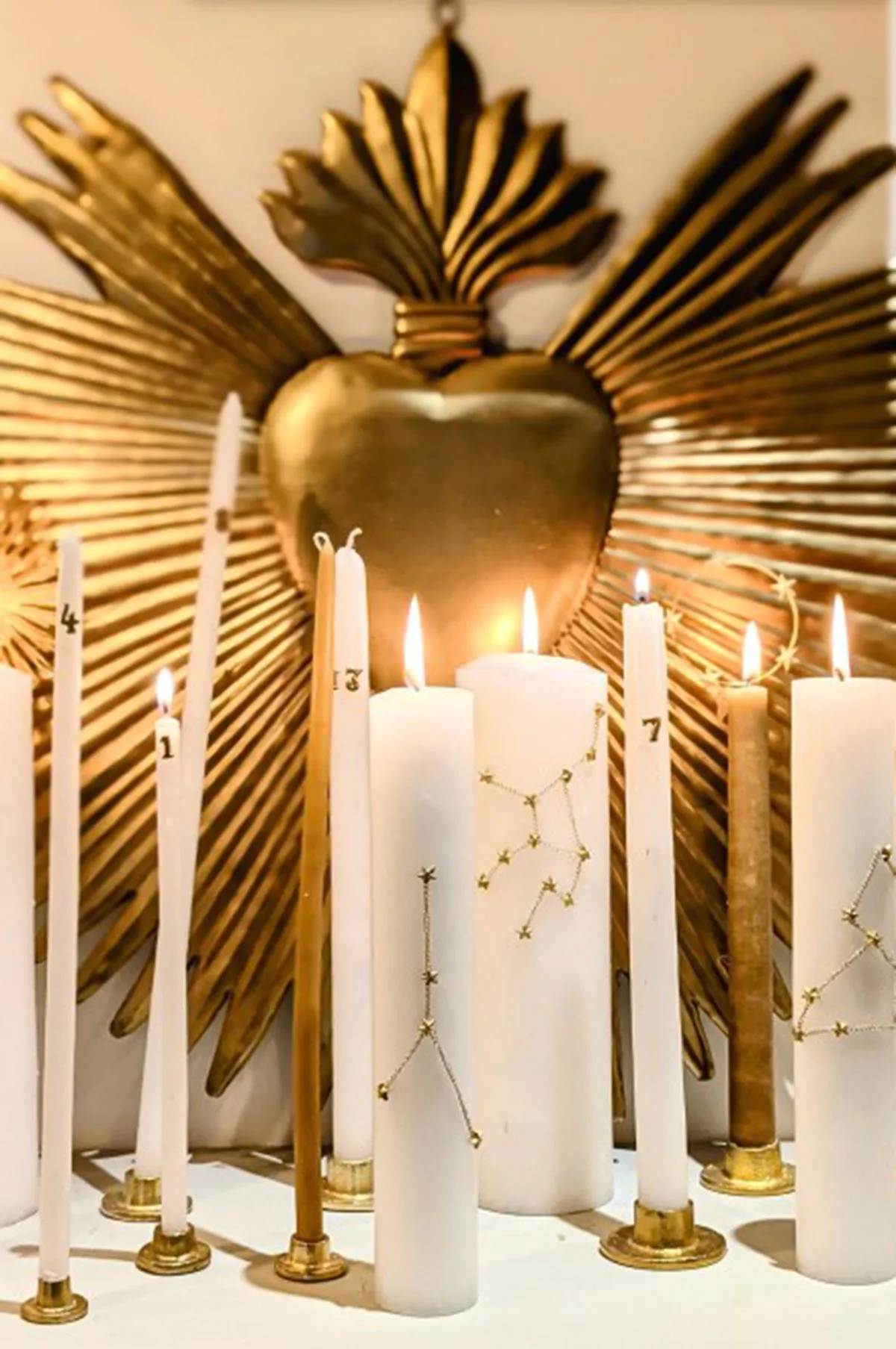 Brass Fleuriste Candleholder