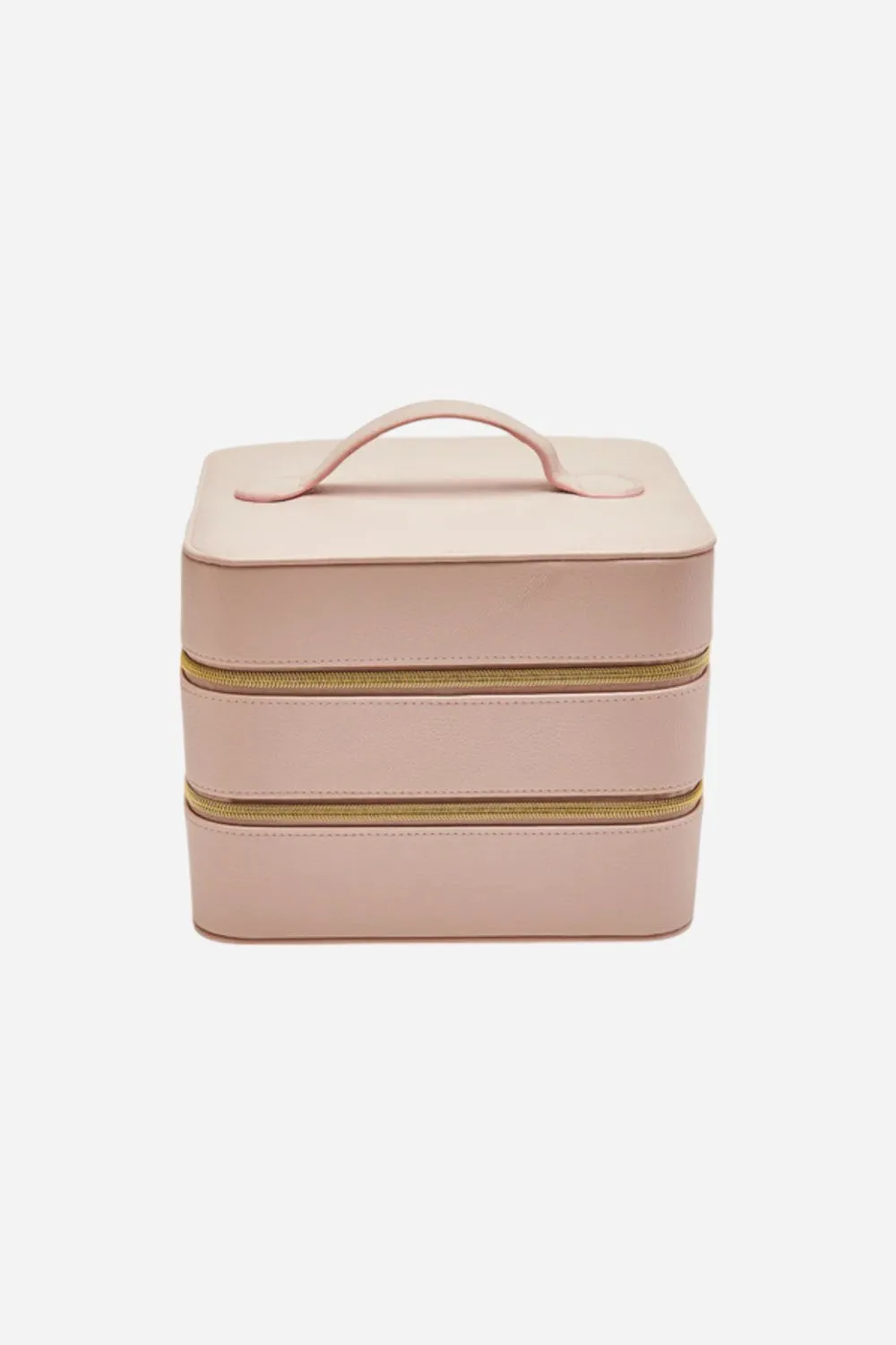 Brouk & Co. Leah Travel Cosmetic Case in Pale Pink