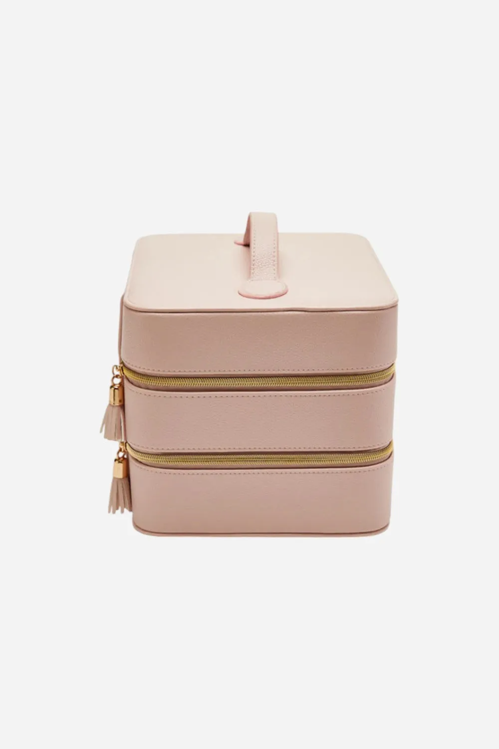 Brouk & Co. Leah Travel Cosmetic Case in Pale Pink