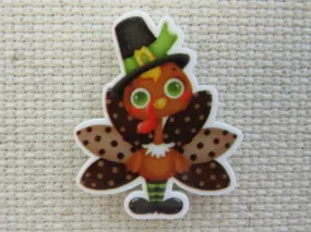 Brown Spotted Pilgrim Turkey Needle Minder, Cover Minder, Magnet