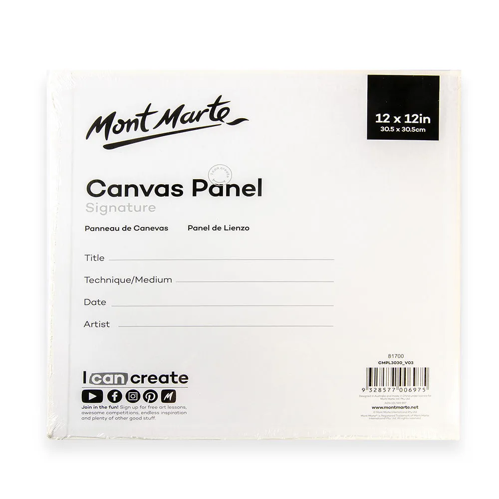 Canvas Panels Signature 2pc 30.5 x 30.5cm (12 x 12in)