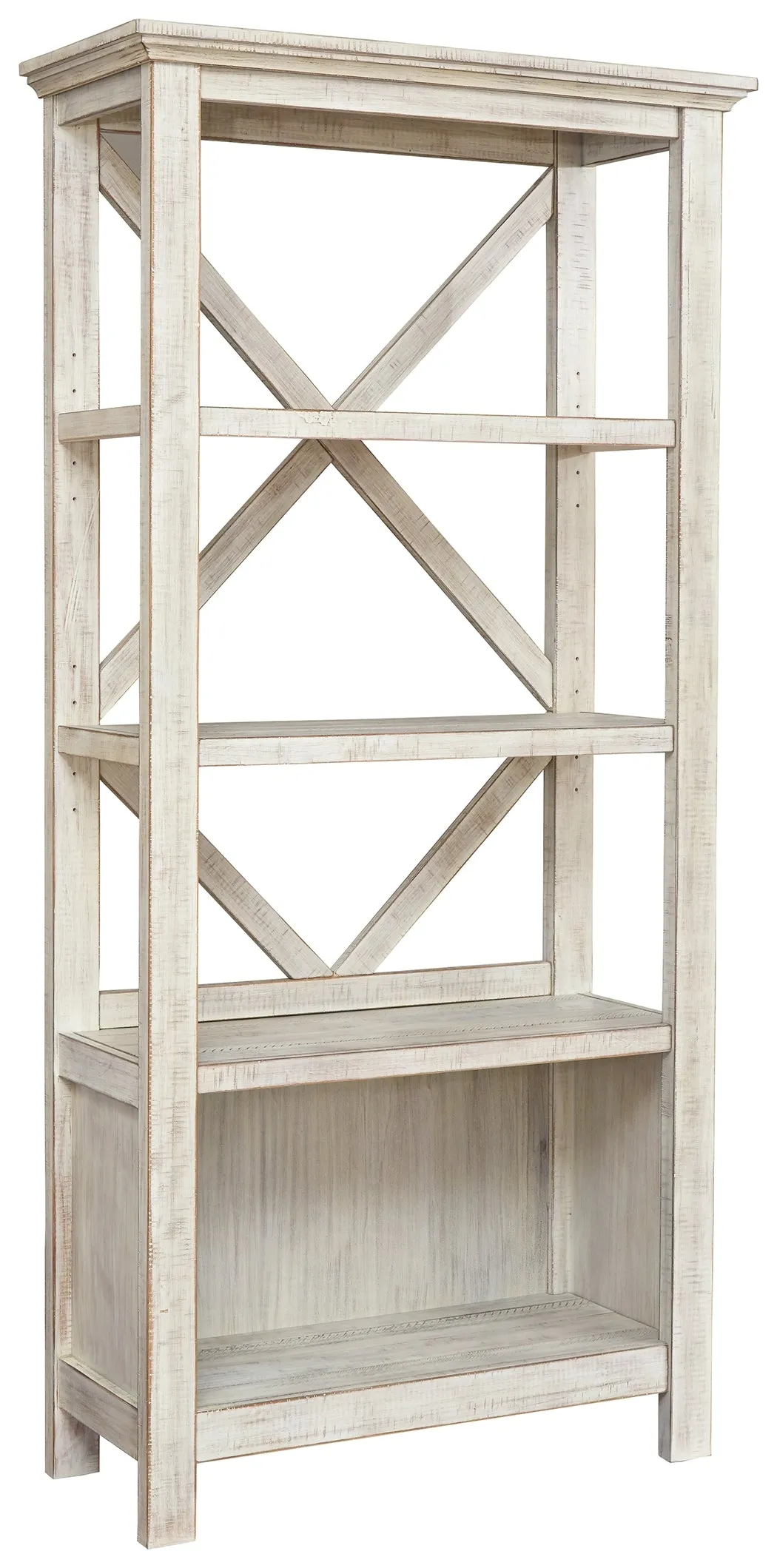 Carynhurst Home Office Desk and Storage in Whitewash