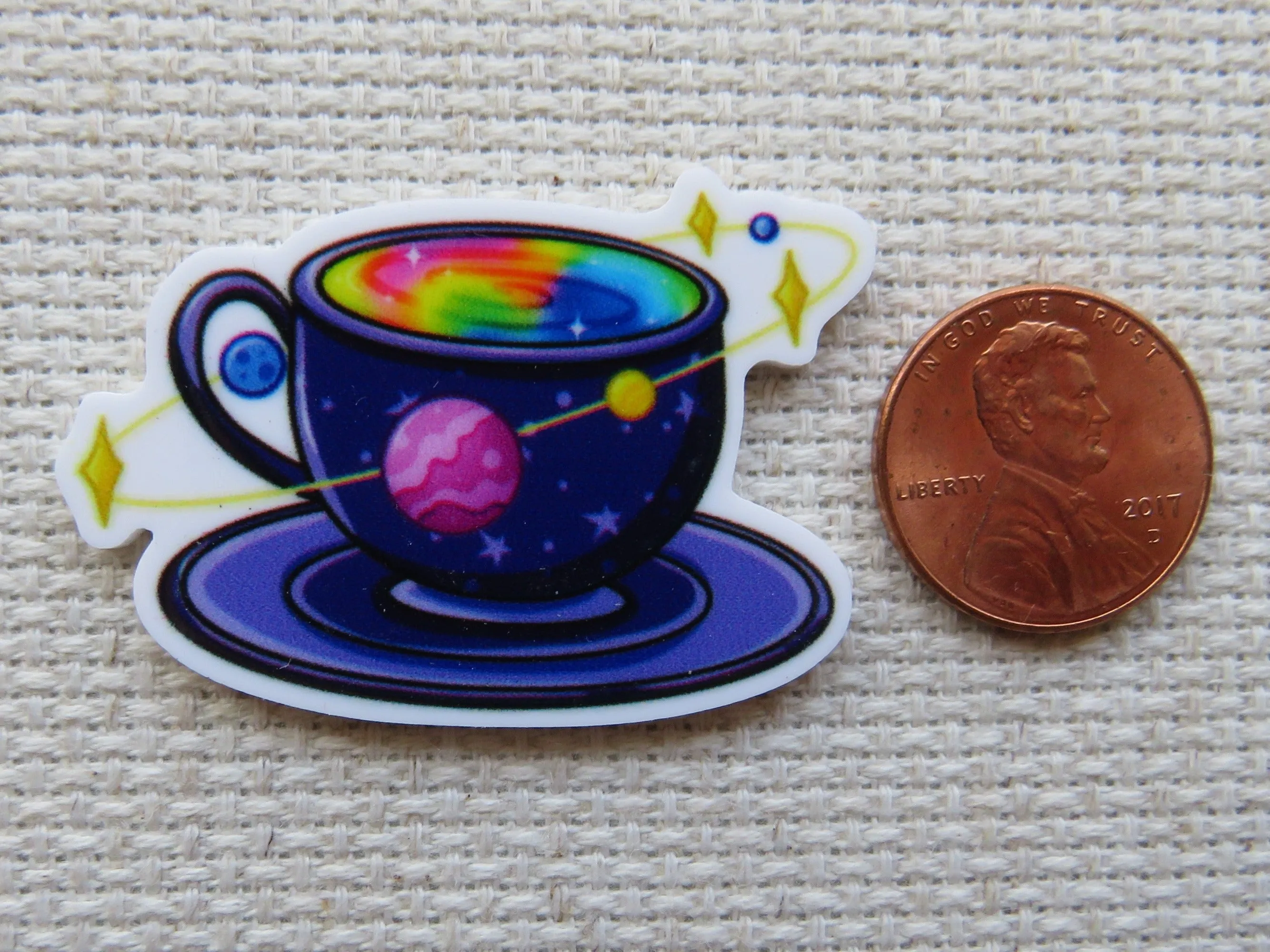 Celestial Tea/Coffee Needle Minder, Cover Minder, Magnet