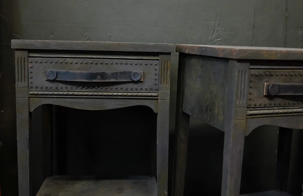 Chad's charcoal side tables