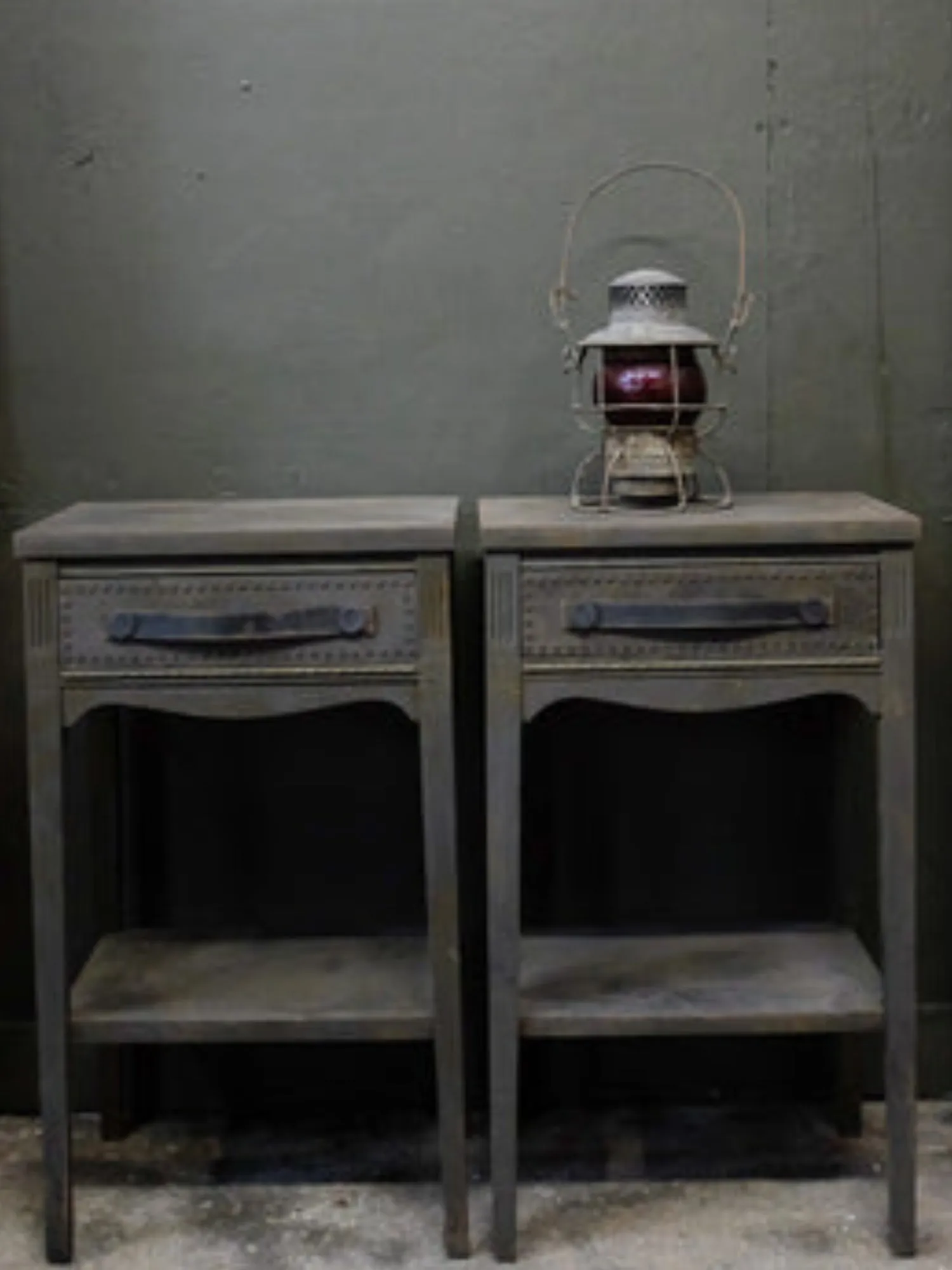 Chad's charcoal side tables