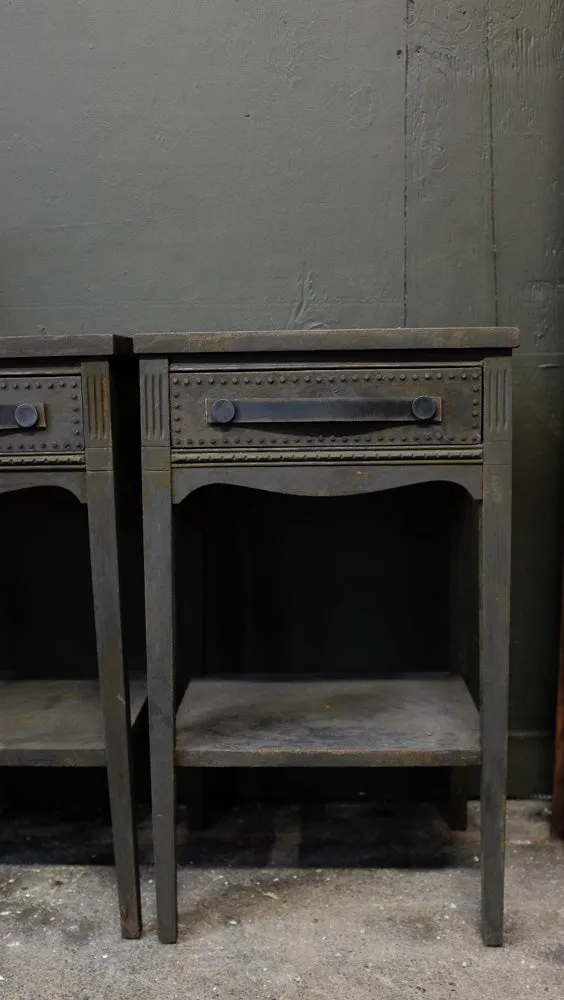 Chad's charcoal side tables
