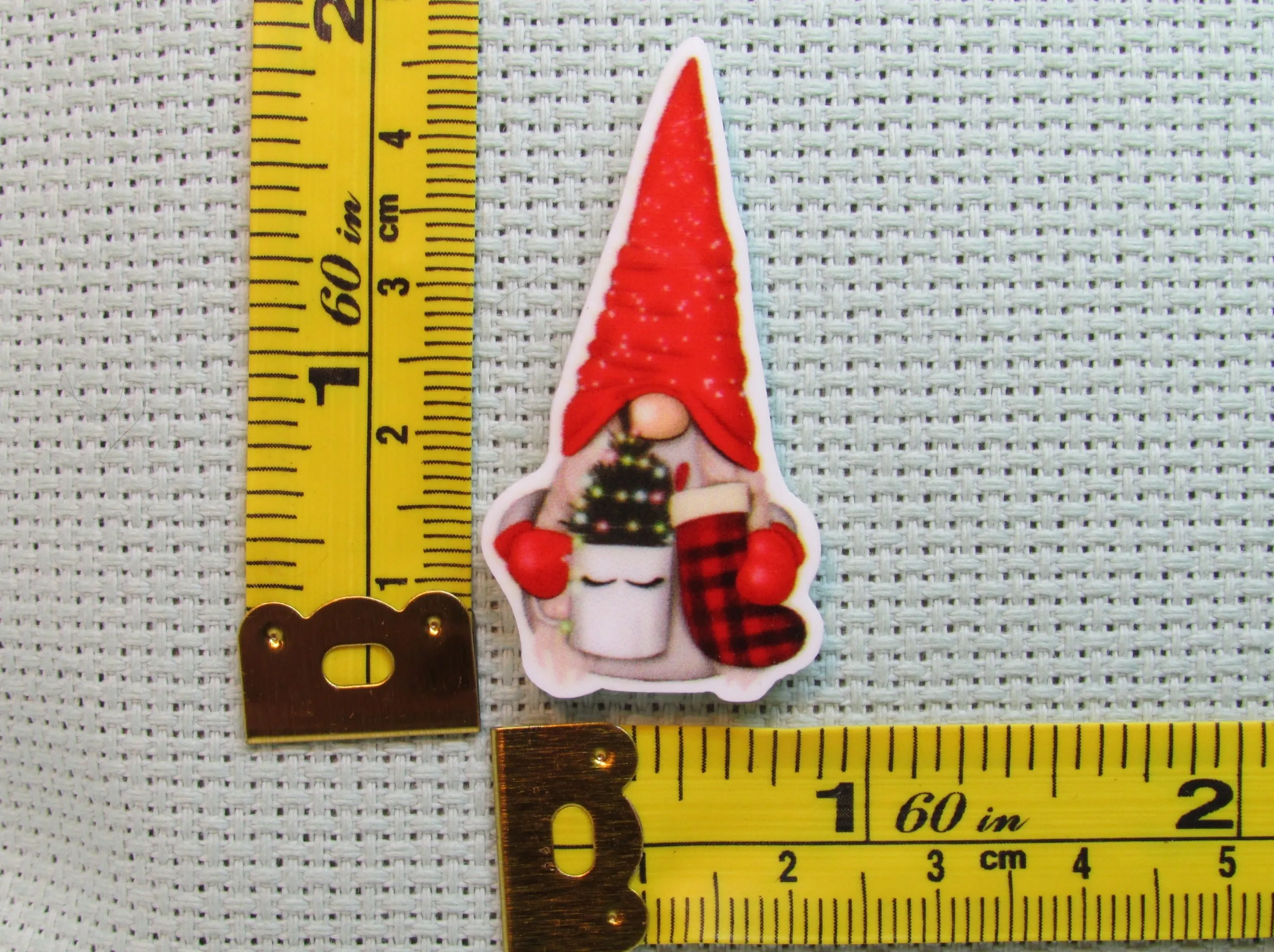 Christmas Gnome Needle Minder, Cover Minder, Magnet