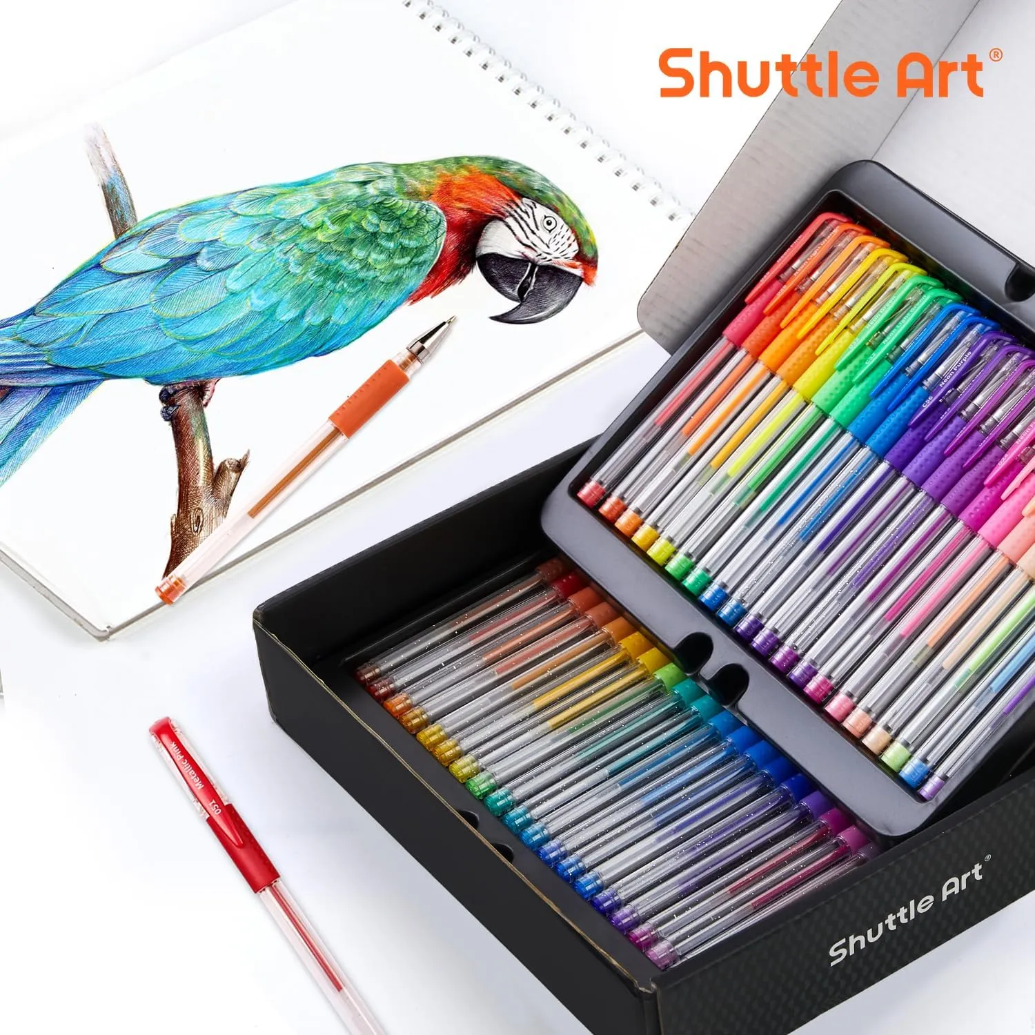 Colored Gel Pens, 60 Colors with 60 Refills - Set of 120