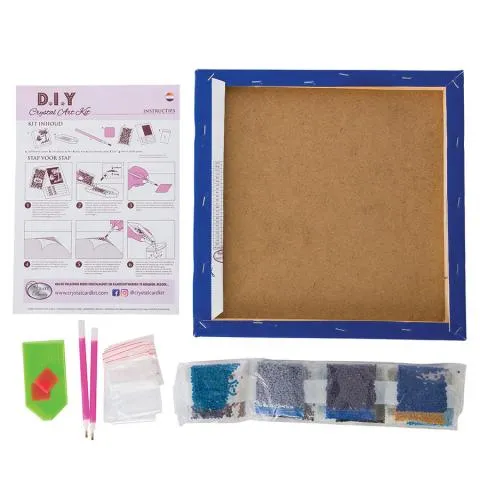 Craft Buddy Crystal Art Medium Framed Kit Leopard