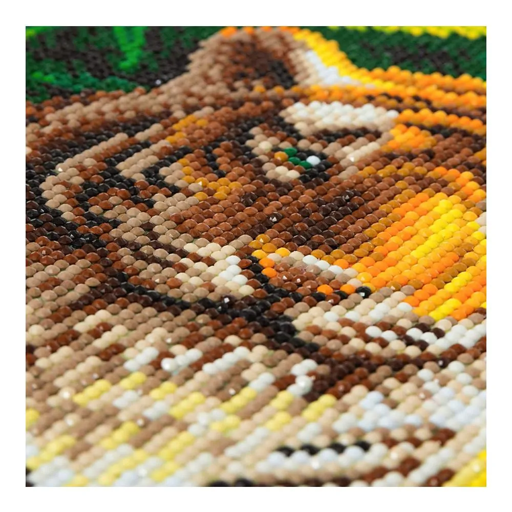 Craft Buddy DIY Crystal Art Medium Framed Kit - Tiger Pool