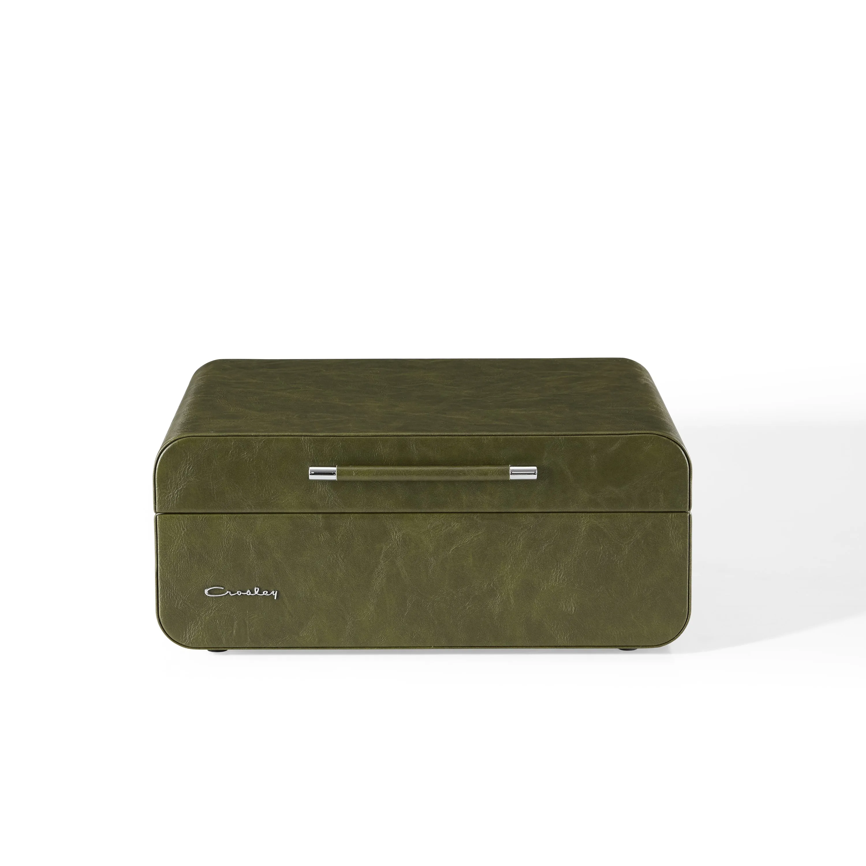 Crosley Mercury Turntable - Green   Bundled Majority D40 Bluetooth Speakers - Black