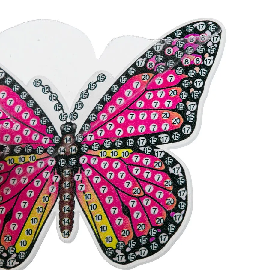 Crystal Art Butterfly Stick Set of 12