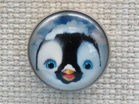 Cute Penguin Domed Needle Minder, Cover Minder, Magnet