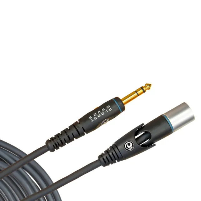 D'Addario Custom Studio Monitor, XLR Male to 1/4 Inch, 10 feet