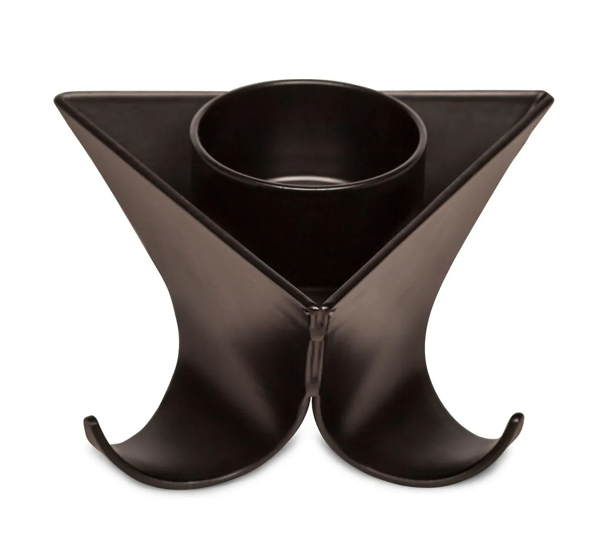 Decorative Black Iron Tea Light Holders Set of 3 (10x10x7cm)