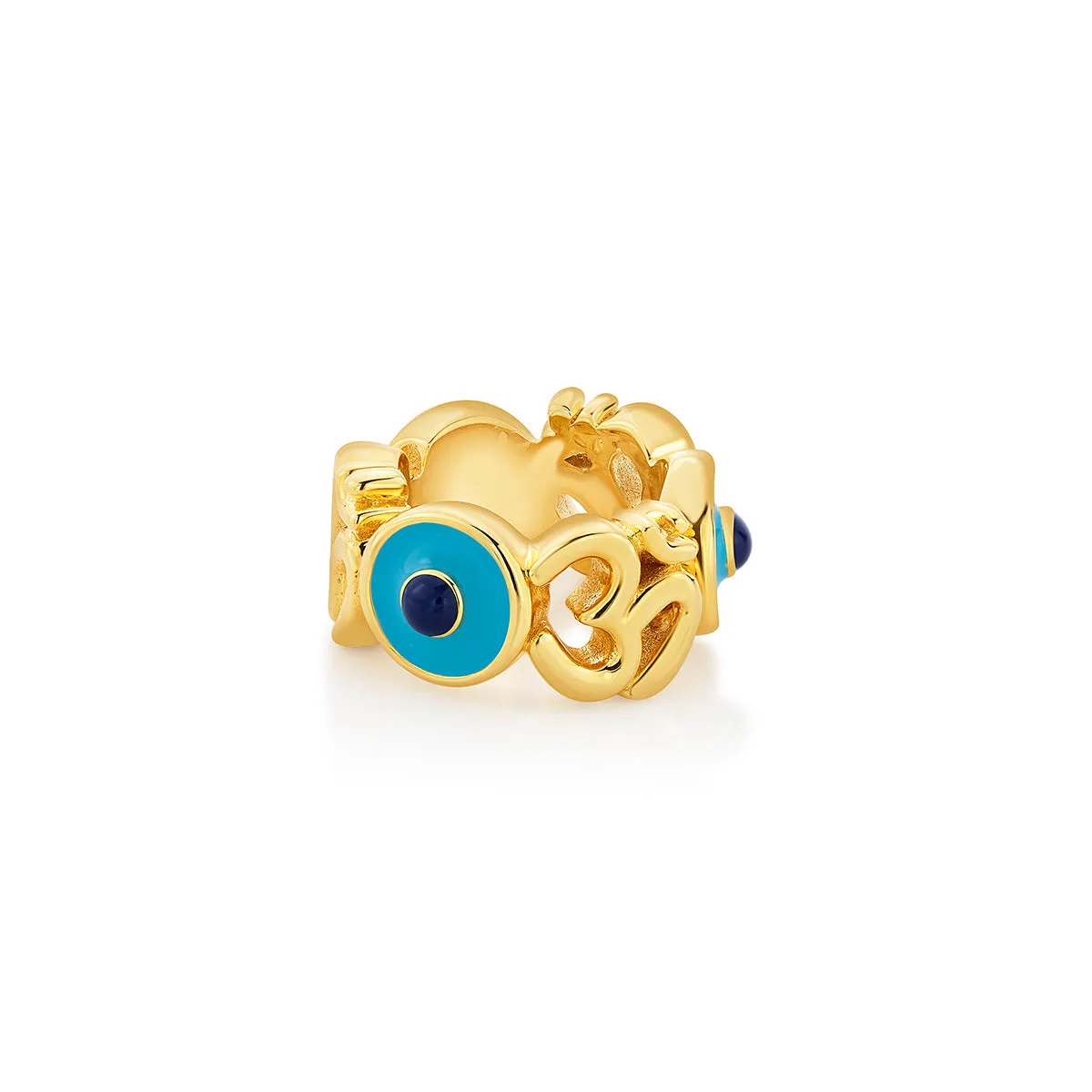 Divine Wheel Charm thread bracelet