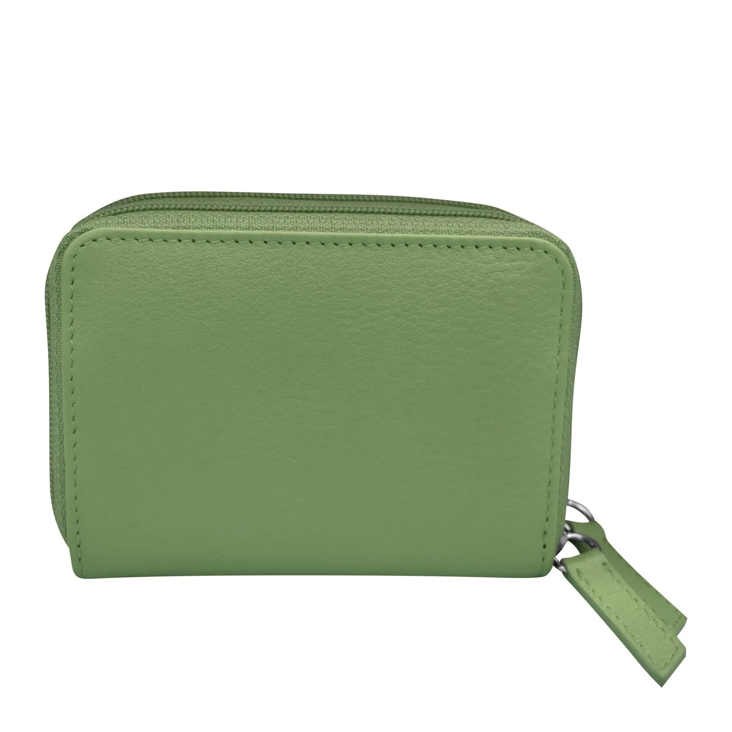 Double Zip Accordion Credit Card Holder