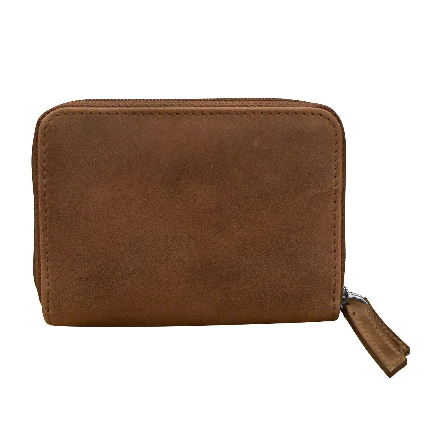 Double Zip Accordion Credit Card Holder