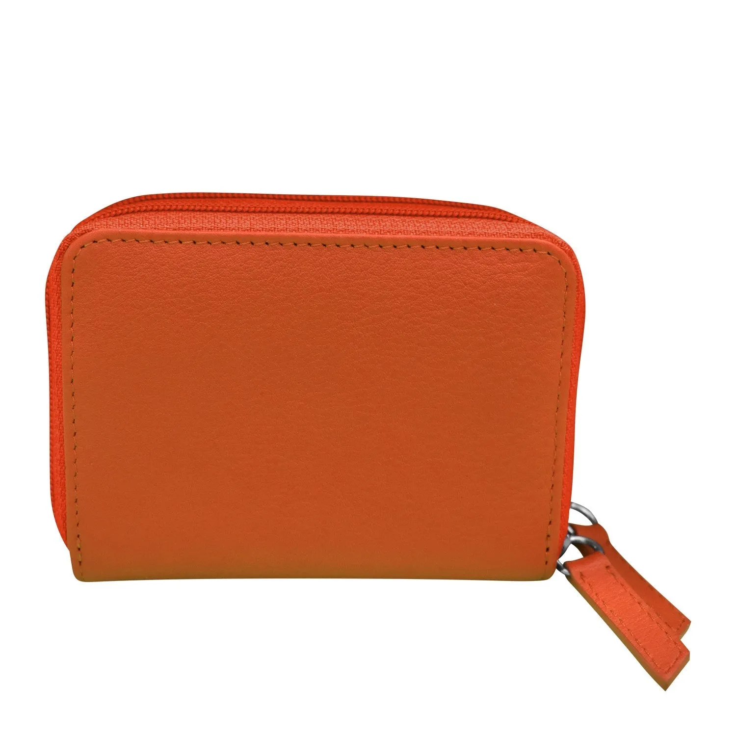 Double Zip Accordion Credit Card Holder